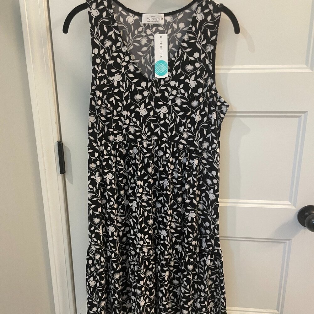 Black and White print Dress